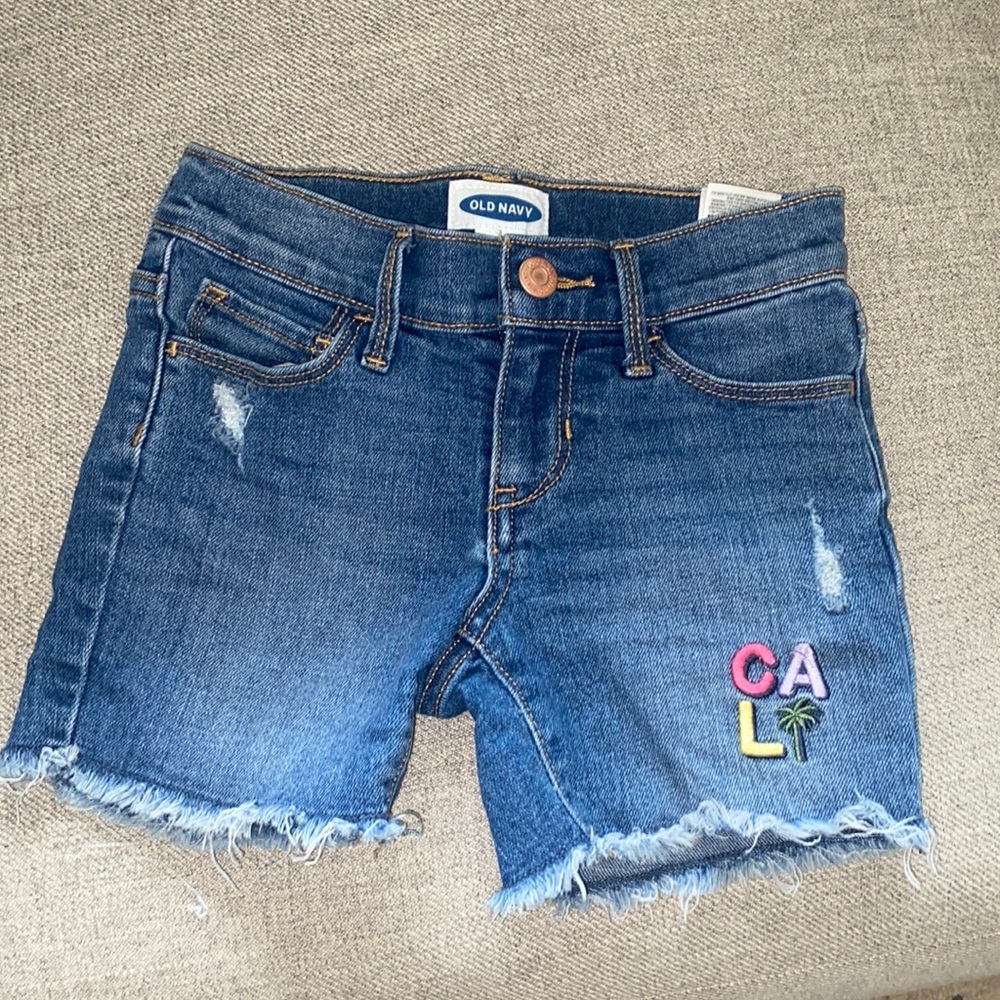 Denim shorts
